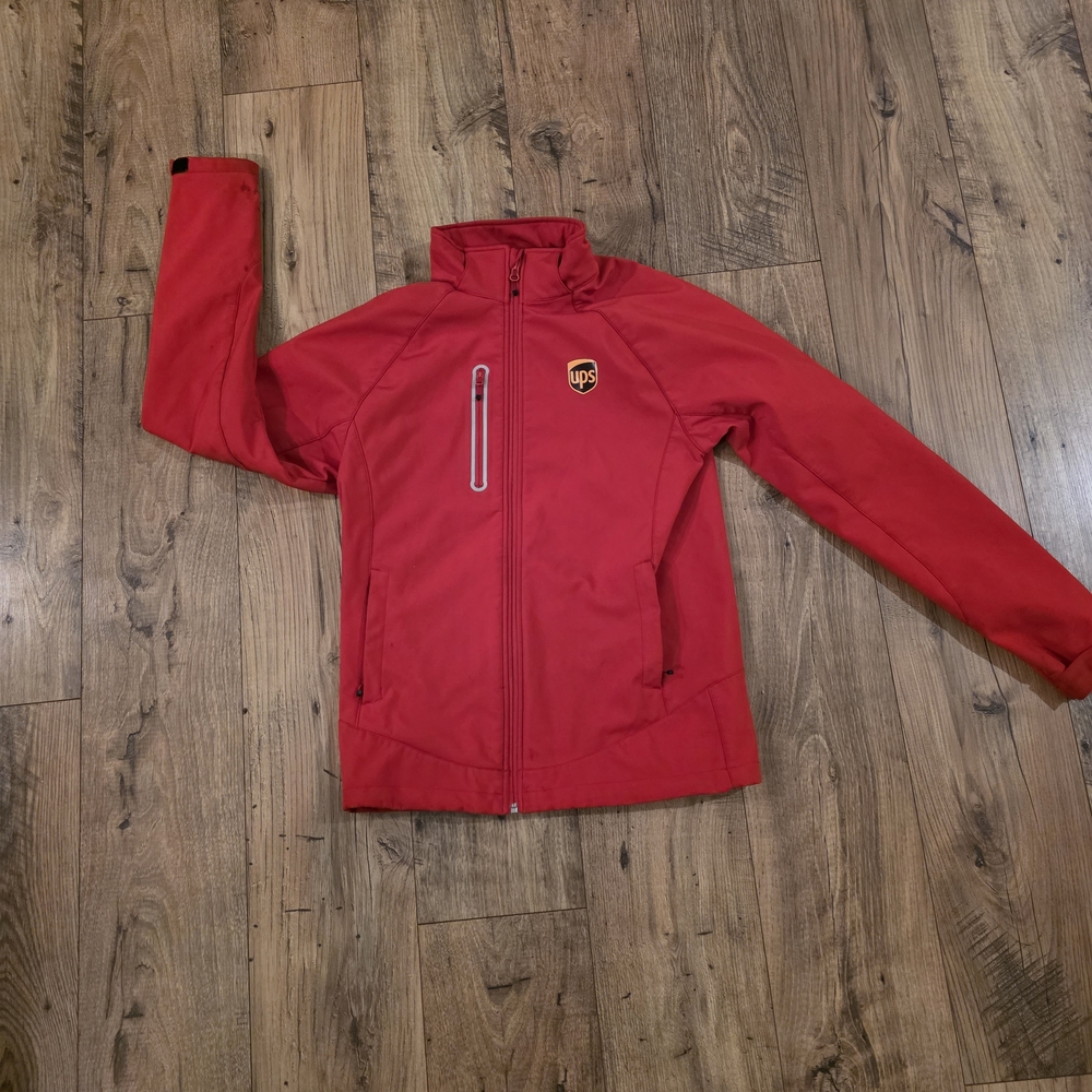 Men's Red Raincoat - Picture 2 of 3